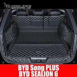 For BYD Seal U Sealion 6 Song Plus DMI Accessories Car Boot Mat Rear Trunk Liner Cargo Leather Tray Protector Accessories Mats