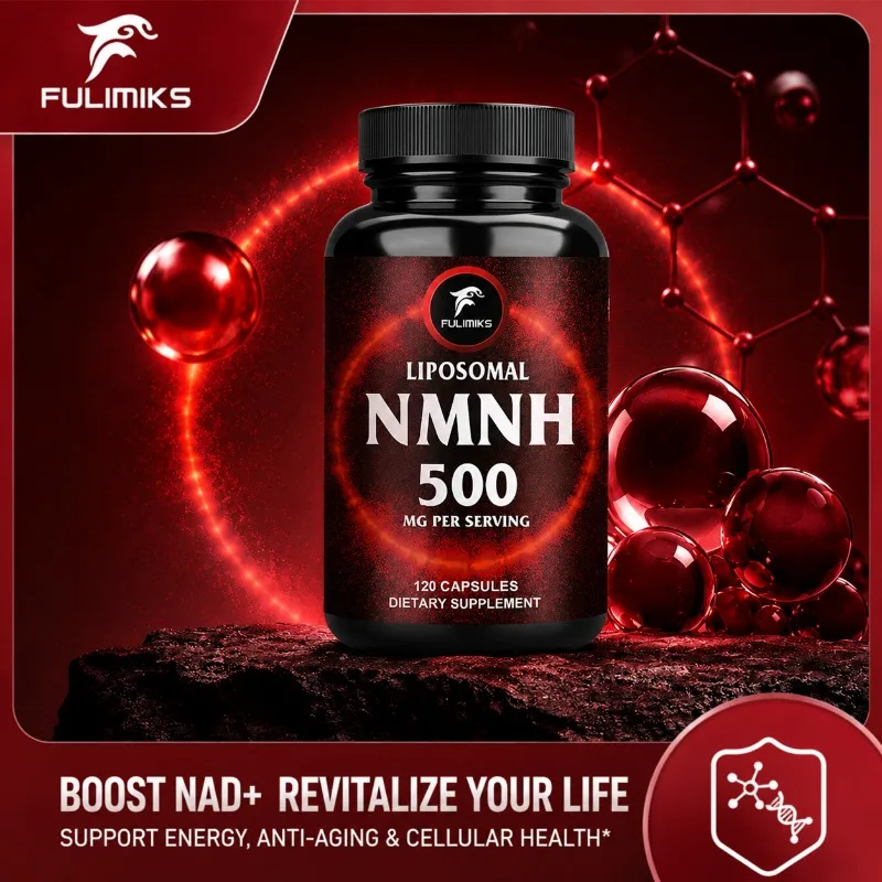 Advanced NMNH 500mg Supplement, Support Healthy Aging Processes, Skin & Heart Health, Immune, Holistic Health for Daily Life