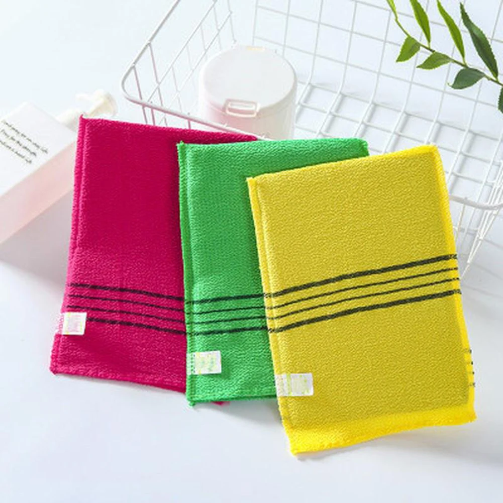 5 Pcs Exfoliating Bath Pad Towels Set Korean Italy Asian Exfoliating Bath Washcloth Body Scrub Shower Towels