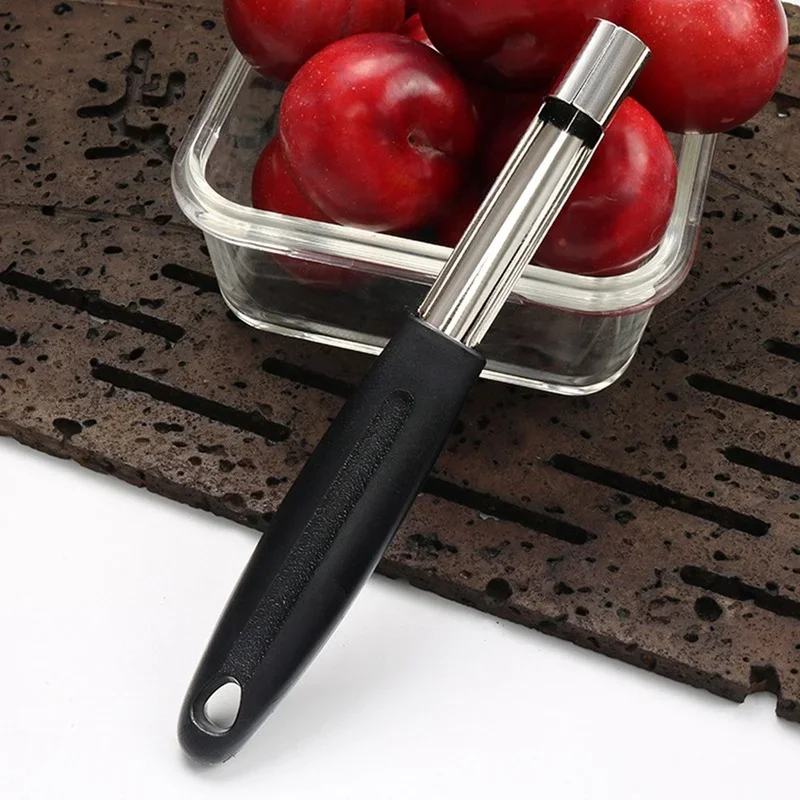 Fruit Zaad Core Remover Rvs Fruit Corer Safe Gemakkelijk Te Schoon Peer Appelboor Zaaimachine Slicer Mes Keuken Gadgets