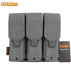 EXCELLENTE ELITE SPANKER Tasca tattica tripla impilatrice M4 Custodia per caricatore da caccia all'aperto Borsa per gilet Attrezzatura