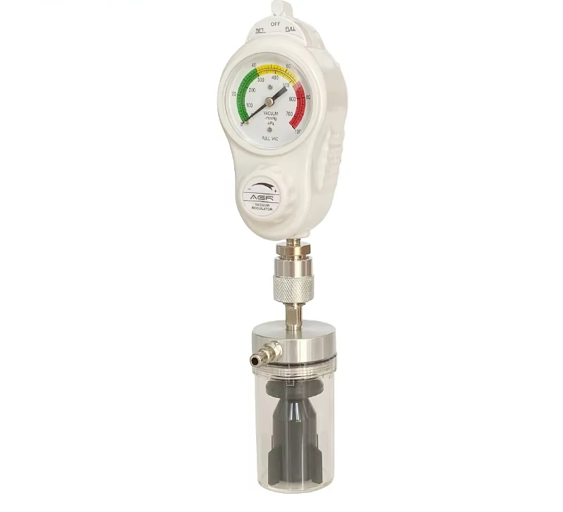 

Wall Mounted Suction Regulator vacuum regulator for hospital wall mounted plastic vacuum with suction jar and trap