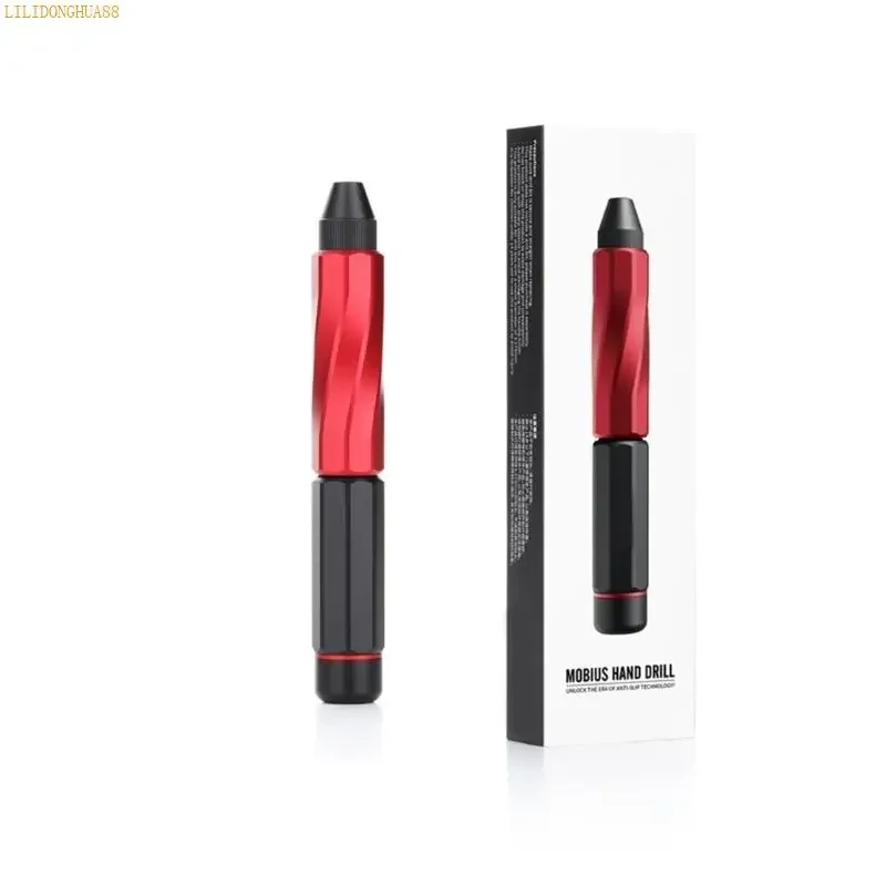 K1AE Precise Crafted Aluminum Alloy AT-MHD Hand Drill Feature Locking Head And Comfortable Twist Handle 105mm