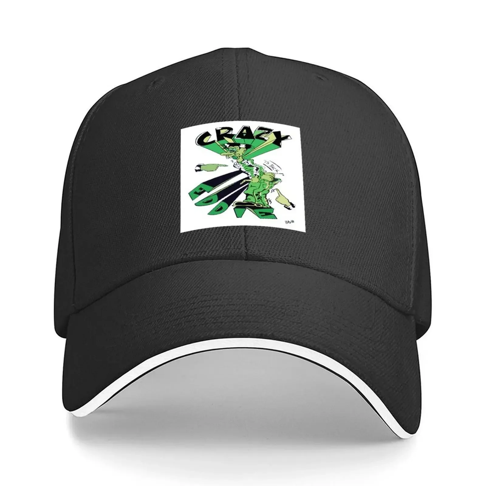 New Crazy Eddie Is Back - Original 116th Street Harlem Bag Design FRESH Baseball Cap Hiking Hat Sports Cap Men Luxury Brand Wome