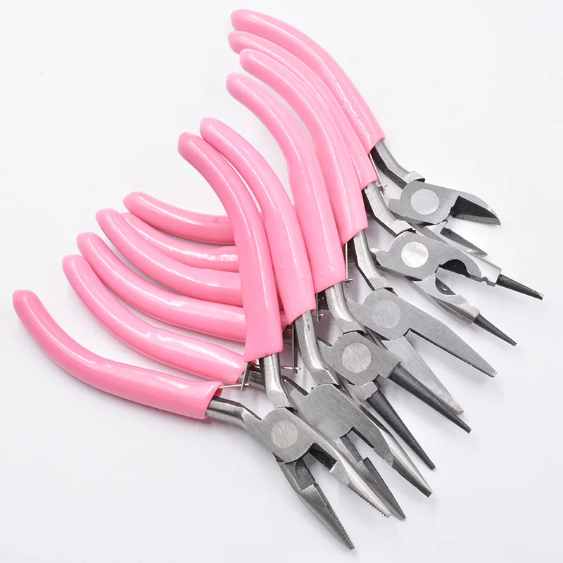 

Multi Color Mini Wire Wrapping Pliers Tools Round Nose DIY Pliers for Jewelry Making Kits Multifunctional Set