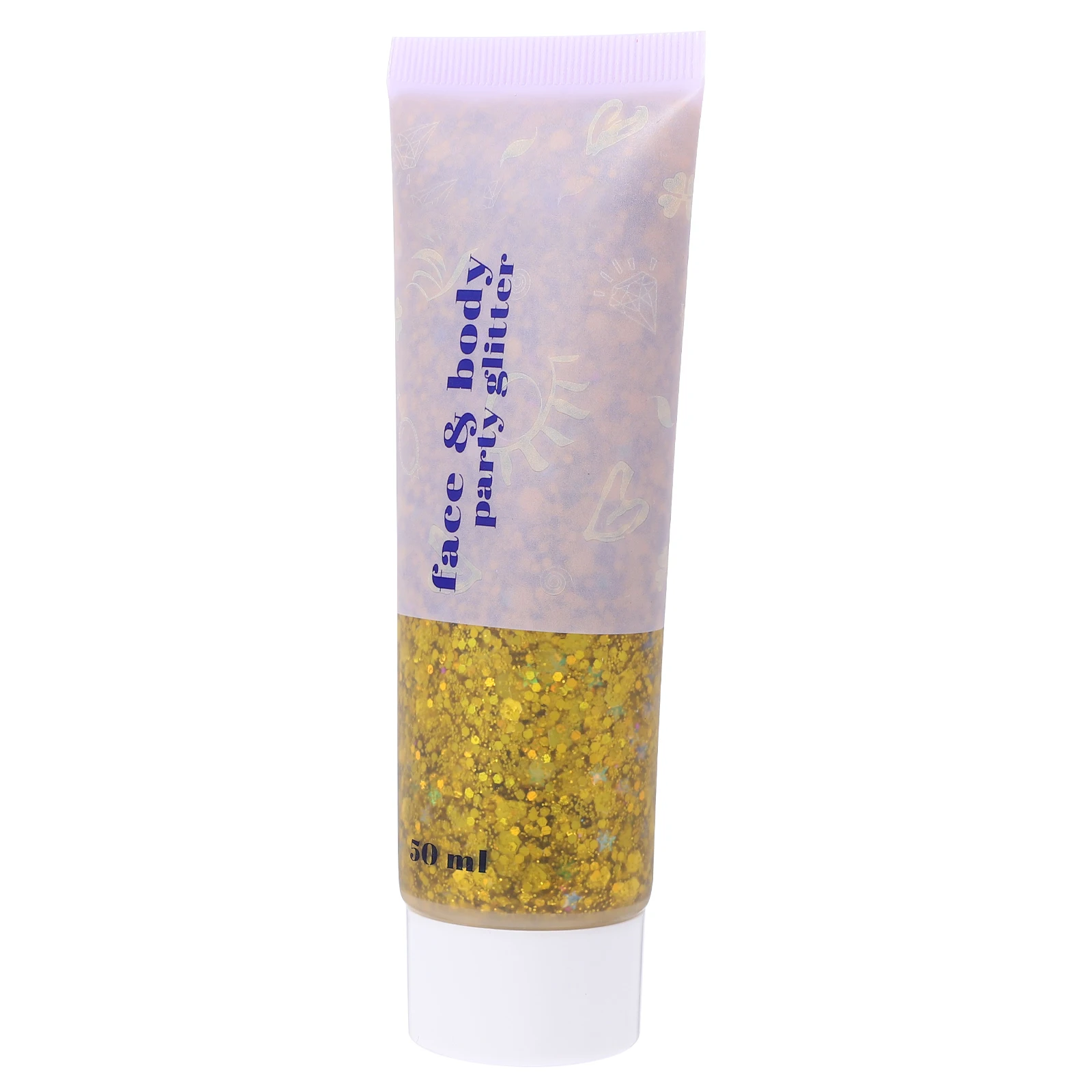 

50Ml Body Glitter Gel Shiny Holographic Glitter Liquid Face Hair Nails Festival Party Valentines Gift