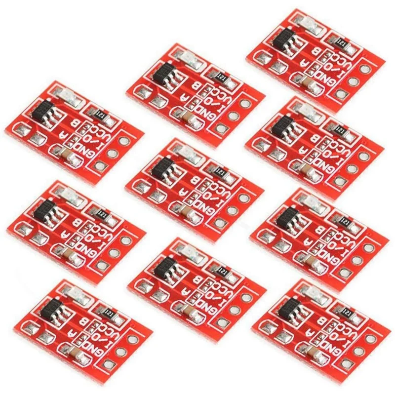 200Pcs TTP223 Touch Key Switch Module Touching Button Capacitor Type Single Channel Self Locking Touch Switch Sensor