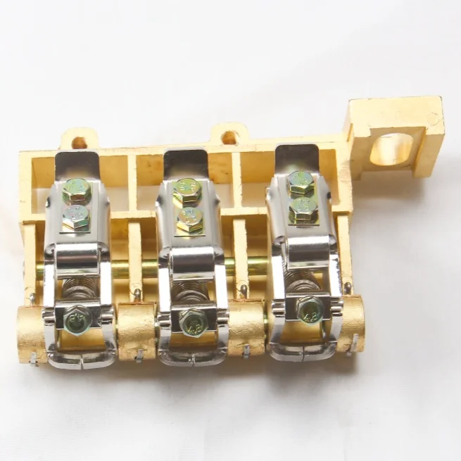 High-Conductivity Copper Brush Holder  With Spring Mechanism  for Electrical Motors