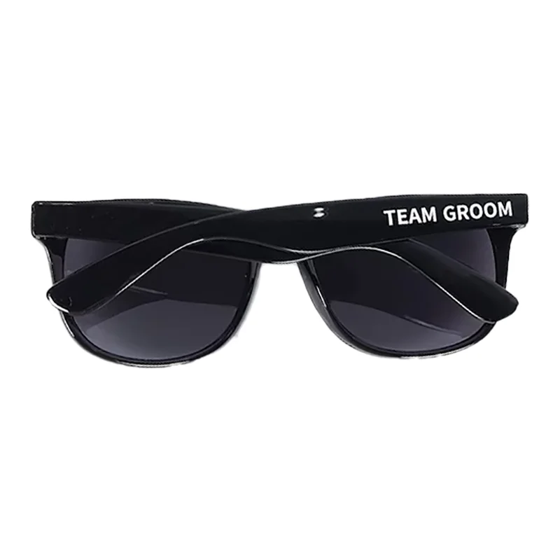 

Personalized 60pcs Black Sun Glasses Favors Bachelor Party Sunglasses for Men Bridal Party Ideas Wedding Decorations