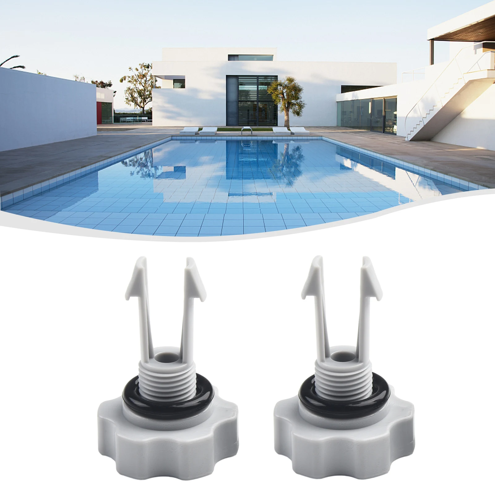 New Exhaust Valves Swimming Pool Part O-Ring Replacement Part Swimming Pool Systems Air Release Valve For Intex Hot Tubs