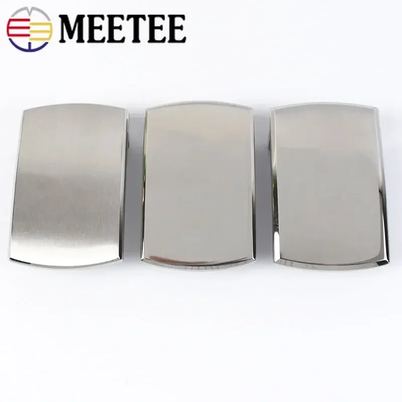 1/2Pcs 40mm Stainless Steel Belt Buckles for Men Canvas Waistband Belts Head DIY Leather Craft Jeans Replacement Accessories