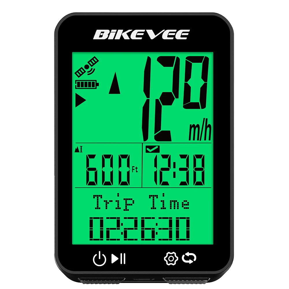 GPS ワイヤレスバイクコンピュータ多機能多機能 LCD スクリーン防水自転車サイクリングスピードメーター走行距離計ストップウォッチ