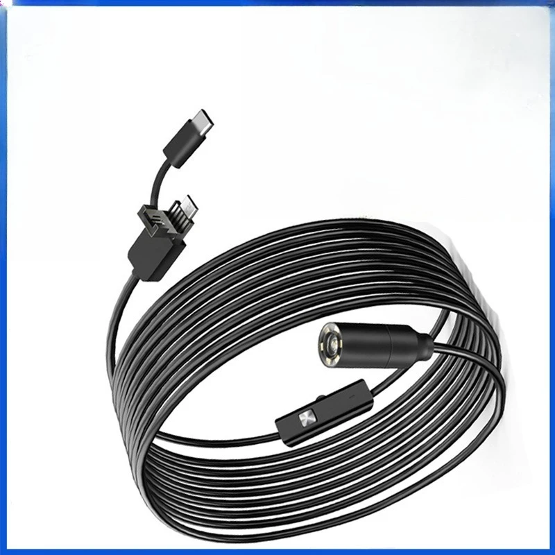 

3-In-1 5 million autofocus mobile phone computer wifi adjustable light waterproof fishing repair endoscope IP68