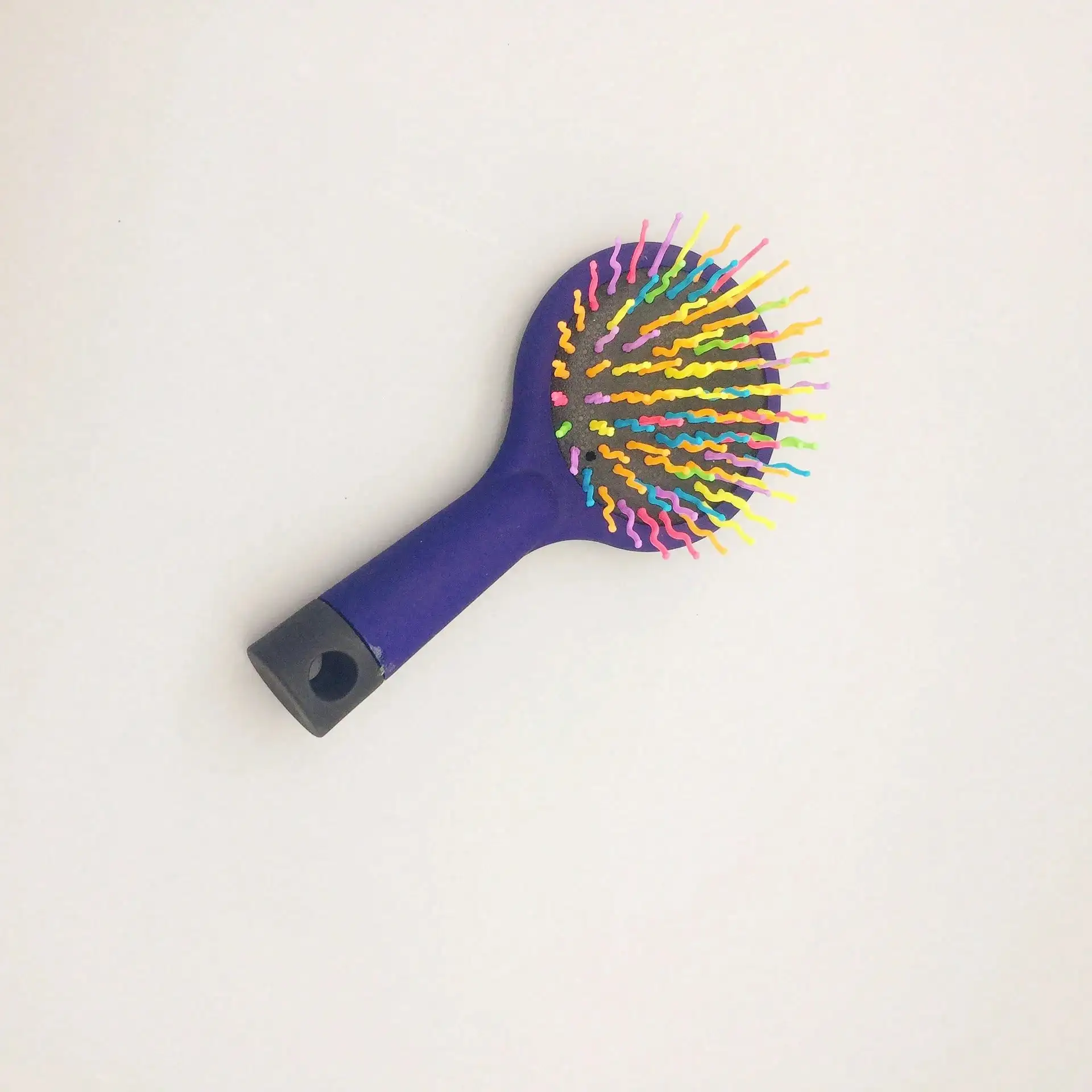 

Comb Brush With Makeup Mirror Detangler Hair Curl Straight