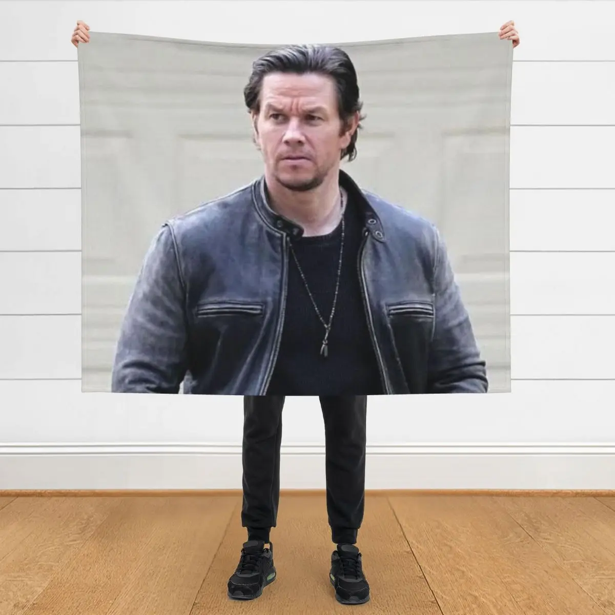 

mark wahlberg Throw Blanket anime For Baby Flannel Fabric Blankets
