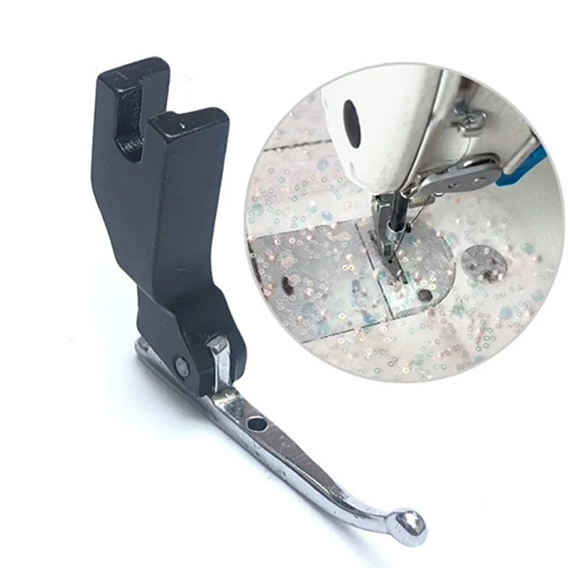 

P369 Лапка из бисера и пайеток для швейных машин, подходит для свадебного платья и ткани из бисера.