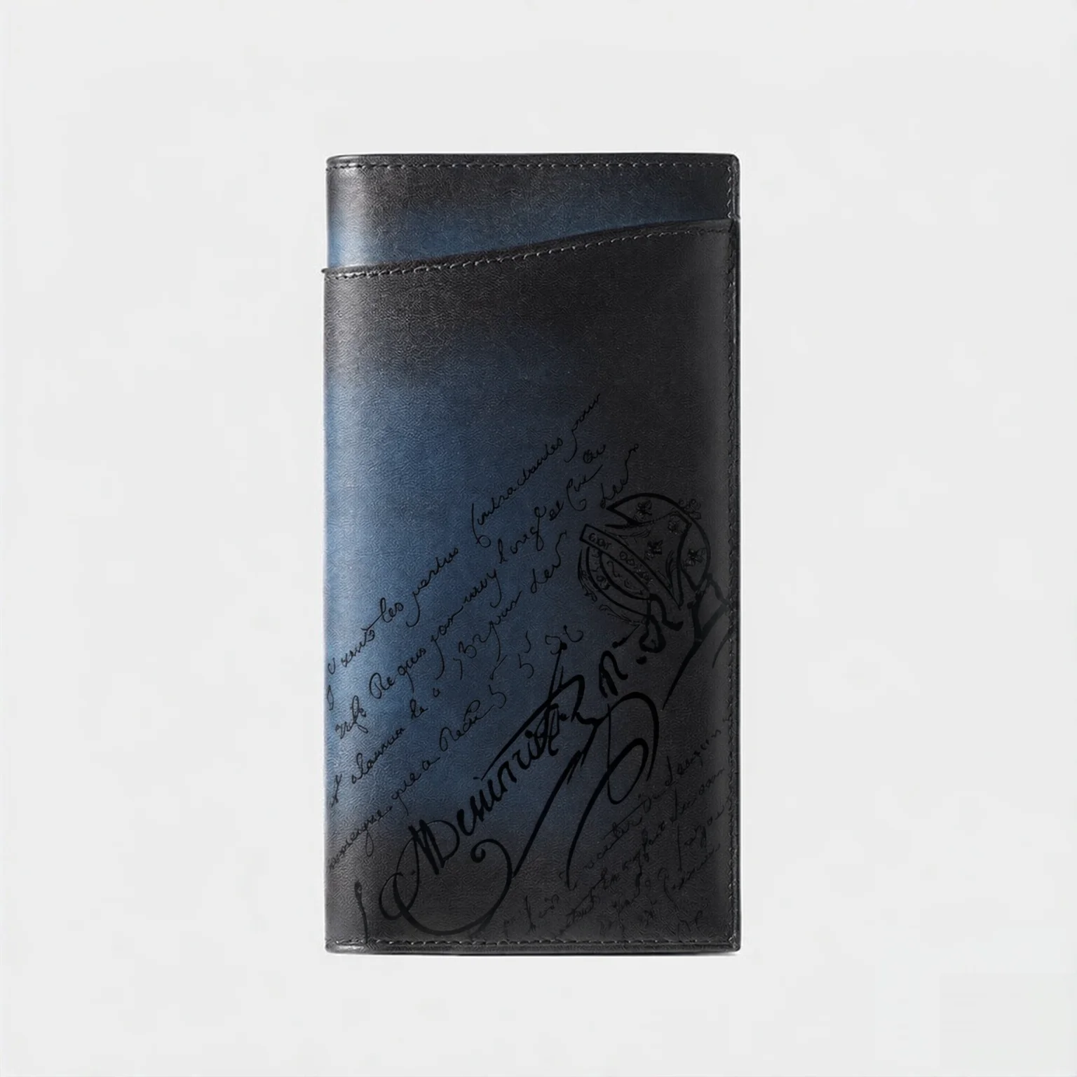 DIMY 2026 new vegetable tanned leather men's long wallet genuine leather men's leather wallet top layer cowhide wallet