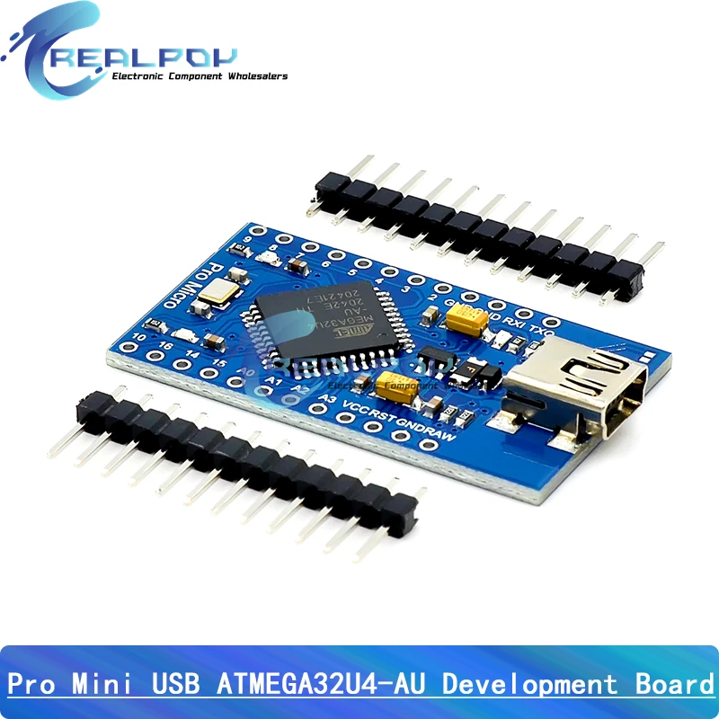 Pro MICRO / MINI / TYPE-CATmega32U4 5V 16MHz Replace ATmega328 For arduino Pro Mini With 2 Row Pin Header Leonardo USB Interface