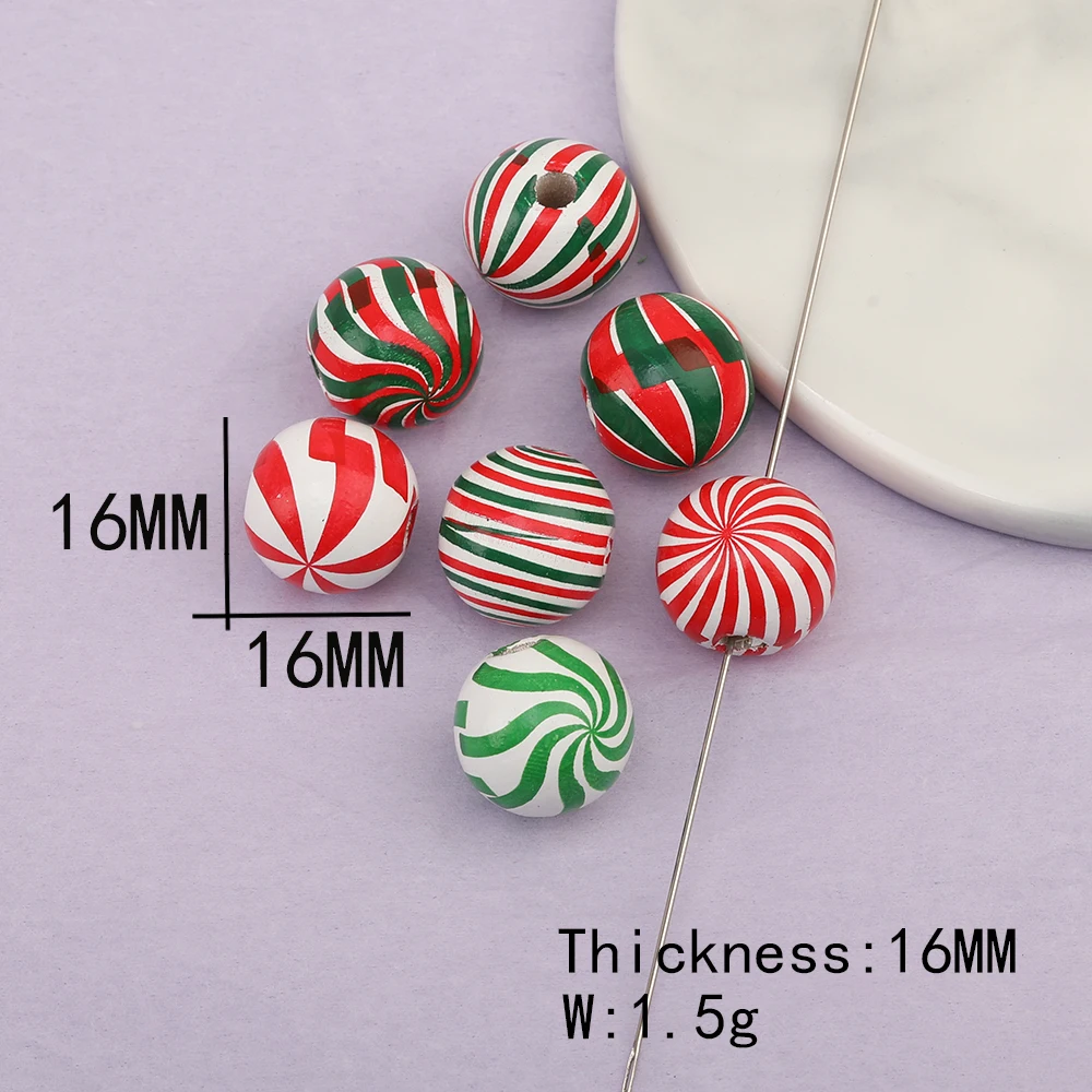 تصميم ودود 200 قطعة 16 مللي متر الخرز الخشب الطبيعي/مجوهرات اكسسوارات/لتقوم بها بنفسك حبة/شكل دائري/النتائج والمكونات والمجوهرات/يدوية الصنع #2