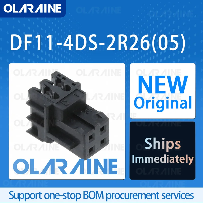 

20/50/100Pcs DF11-4DS-2R26(05) 100% brand new and original IC chip Connectors Headers and Wire Housings 4 Position