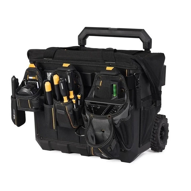 22 inch 45 degree opening waterproof hard bottom multi-function tool tug bag TB-CT-61-18