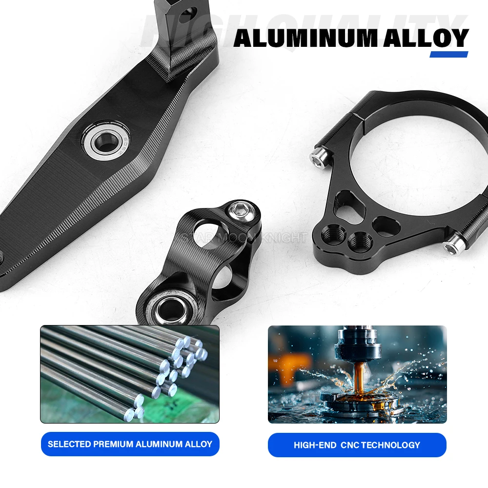 Motorcycle Aluminum Steering Stabilize Damper Bracket For Yamaha MT-09 MT09 MT 09 SP 2021-2026 XSR700 XSR900 XSR 700 900 2022-