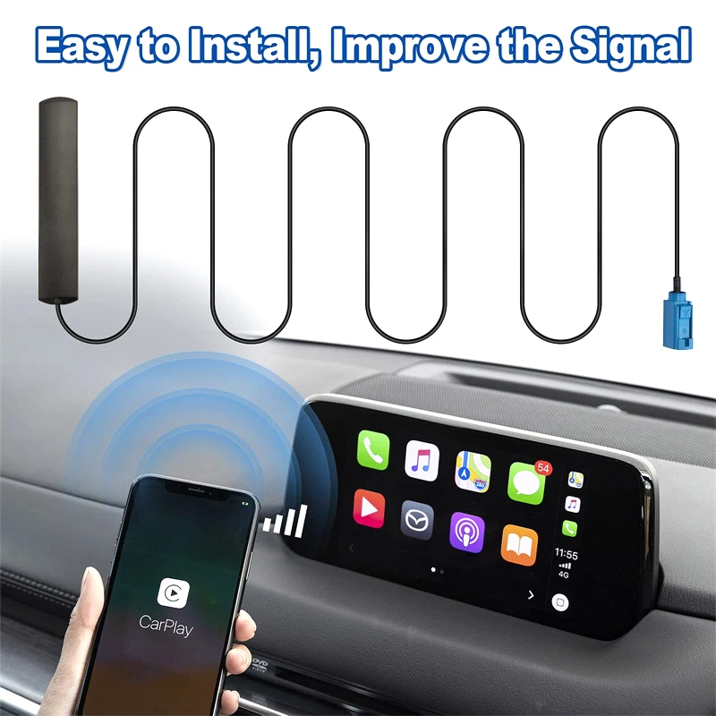 【F】Antenna Aerial Bluetooth Wifi Carplay Retrofit For Id5 Id6 Car Electronics GPS & Accessories Automobiles Parts