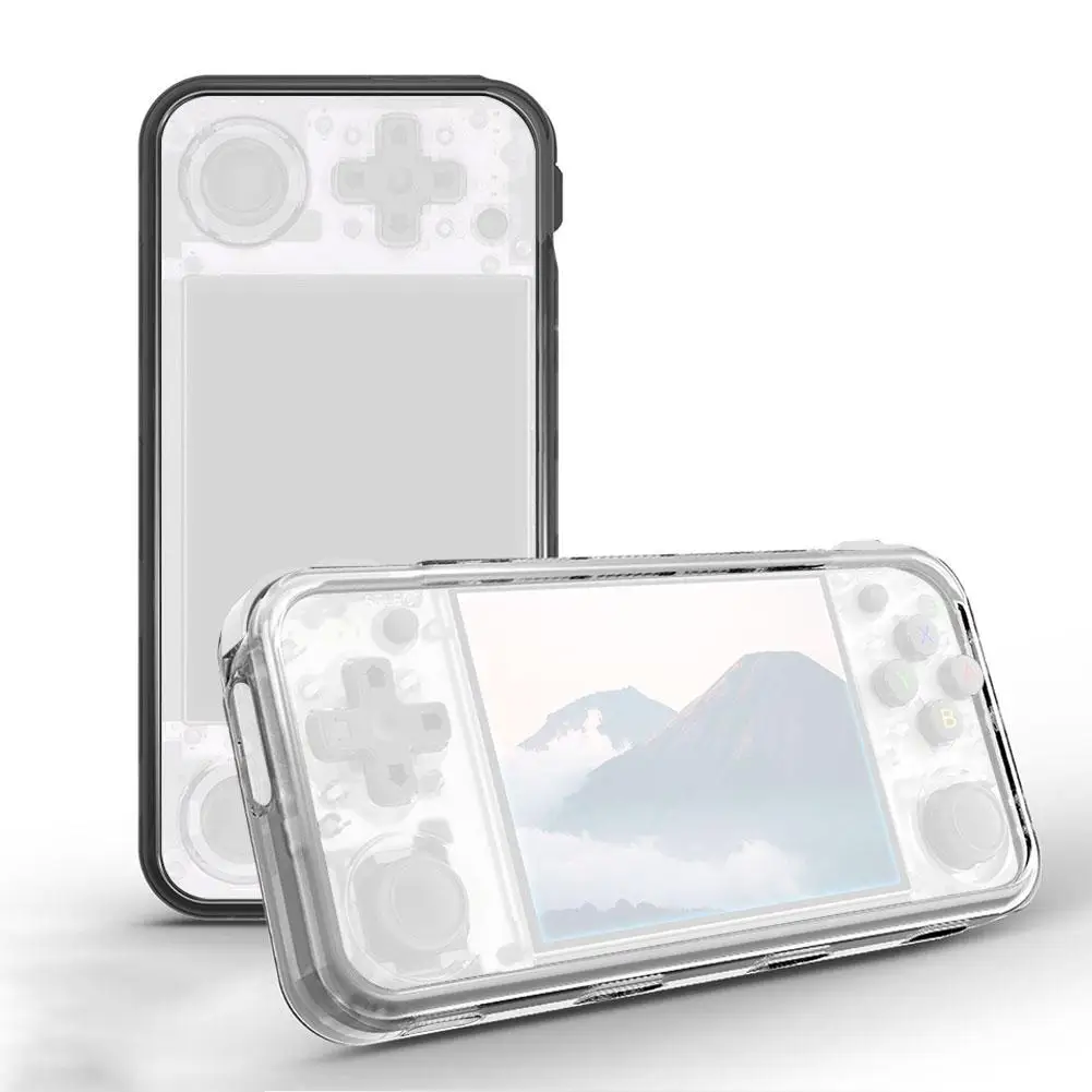 Game Console Protective Case For ANBERNIC RG35XX H Clear TPU Case Anti-Scratch Transparent Protective Shell For RG35XX H Ca P1V8