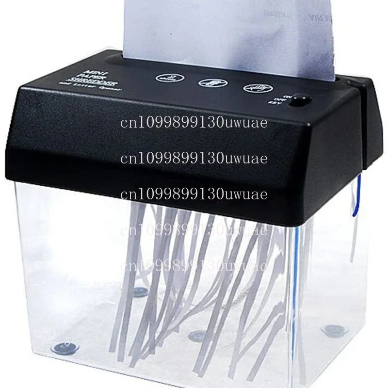 Portable Mini Paper Shredder Electric USB Battery Operated Shredder Documents Paper Cutting Tool for Home Office