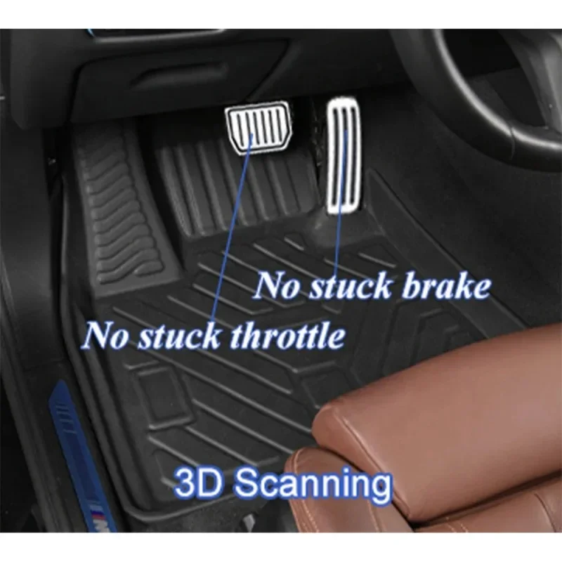 High-Quality Interior Luxury 3D TPE Precise Fit Floor Wear-Resnt -Car VIOS 2023-2025