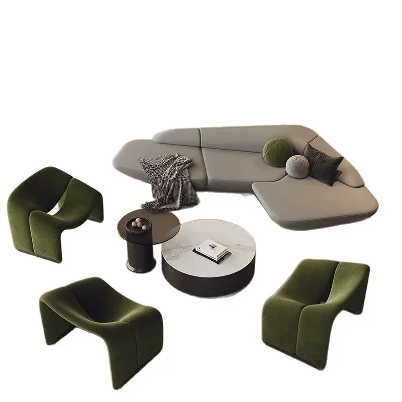 

Special-shaped corner sofa beauty salon hotel lobby office business rest area reception and negotiation