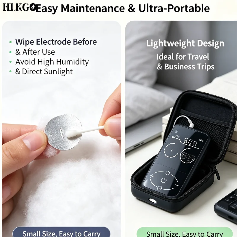 Portable Vagus Nerve Stimulation Device for Sleep Anxiety Relaxation Focus Stress Relief Long Term Resilience Home Use