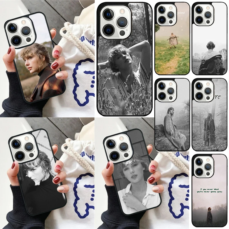 Folklore Cover For iPhone 16 13 14 15 Pro Max 12 Mini 11 15 Pro Max 6 7 8 Plus Max SE 2020 Phone Case