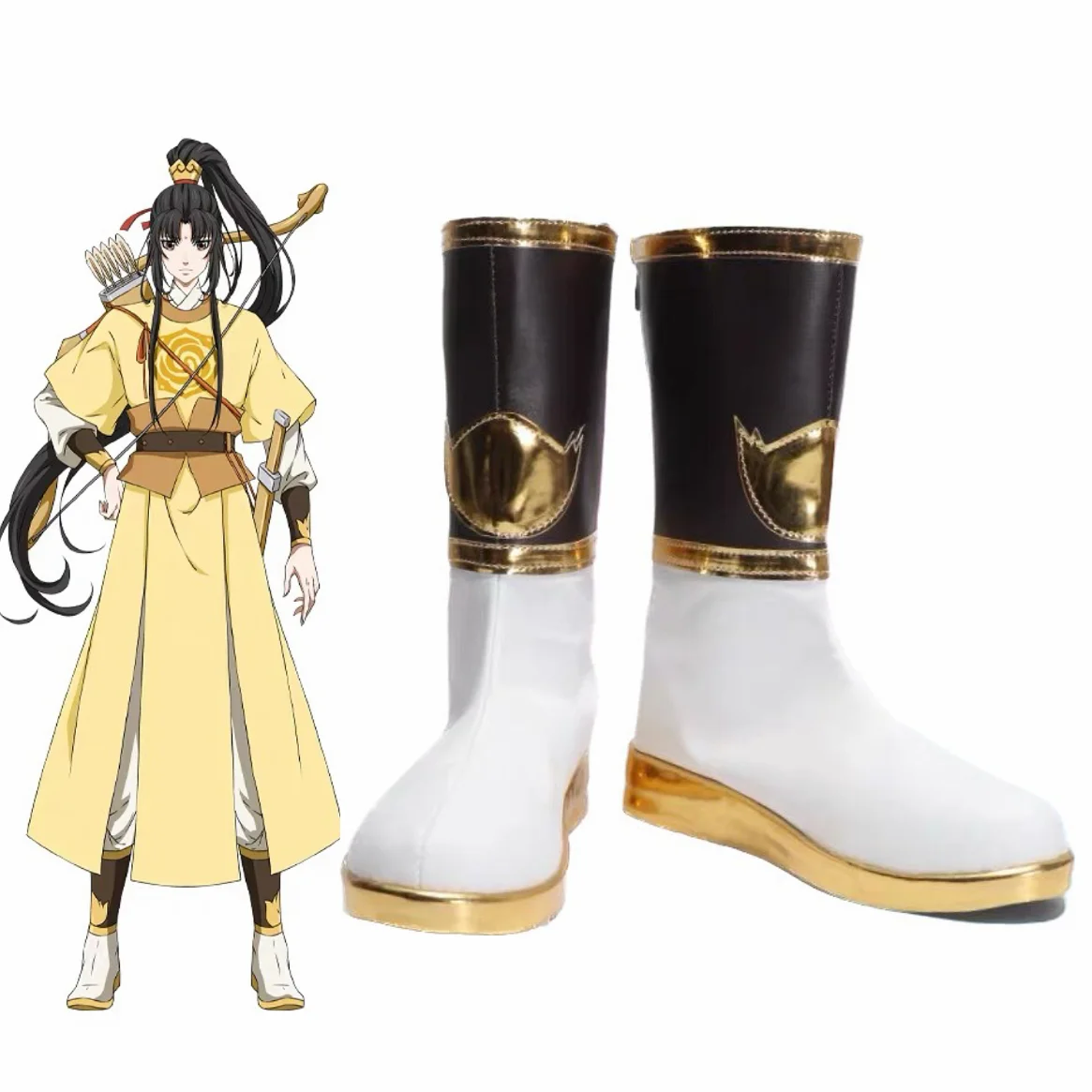 

Mo Dao Zu Shi Jin Ling Обувь для косплея Сапоги Игра Аниме Хэллоуин Ролевая игра