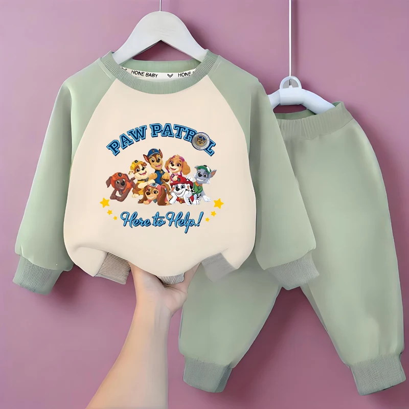 PAW Patrol Jongens Mode Hoodies Sets Kinderen Casual Trui en Broek Tweedelig Pak Lente Herfst Kinderen Sportkleding Sets Nieuw