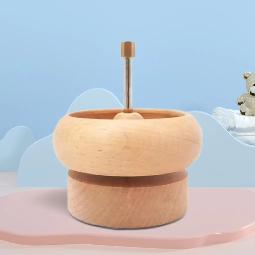 Hölzernes Perlen-Spinner-Armband, das schnell herstellt, Perlenschüssel-Set, kraftsparendes DIY-Perlen-Set, bestes Geschenk für die Schmuckherstellung