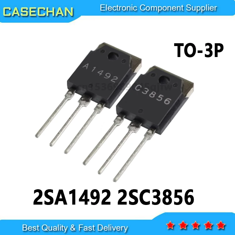 

10шт 2SA1492 2SC3856 (5шт A1492 + 5шт C3856) ТО-3П