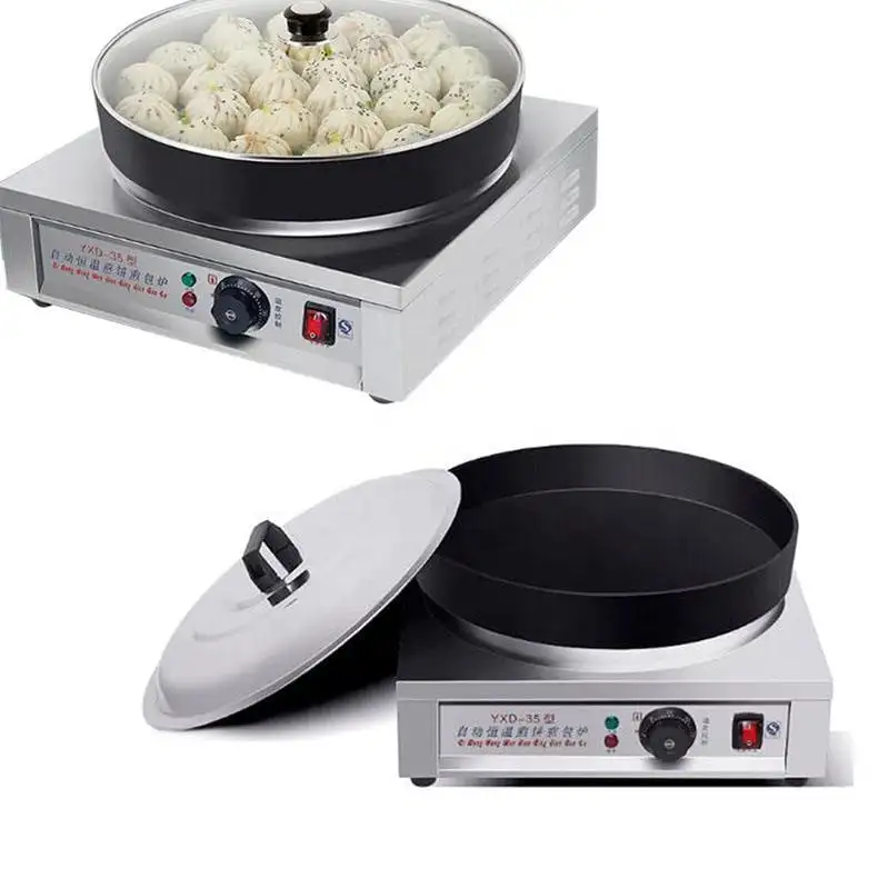EN: Dual-purpose design for fluffy souffle cake and fried dumpling/gyoza, one machine meets multiple grain snack