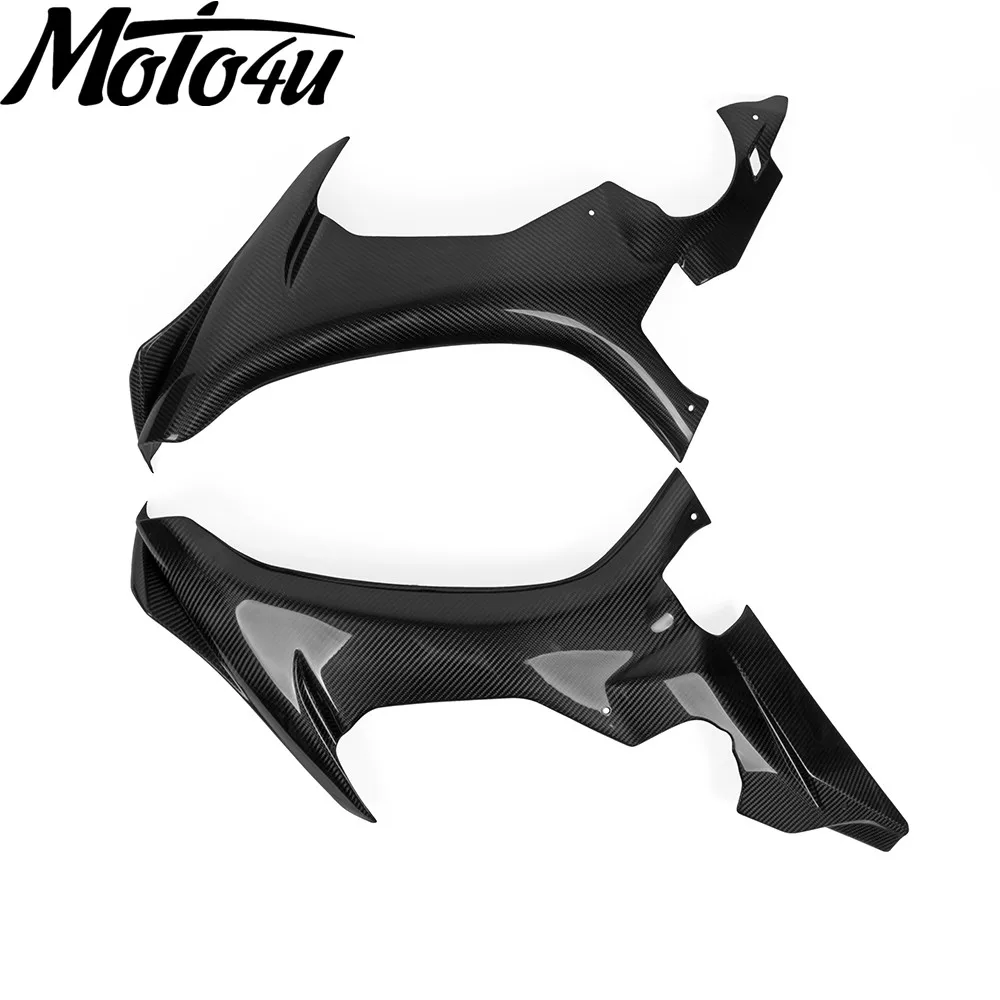 

Для Yamaha R1 R1S 2015 2016 2017 2018 2019, большая передняя боковая панель из углеродного волокна, крышка радиатора, обтекатель