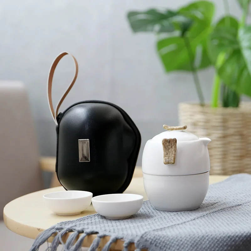 

New Portable Travel Cultural Creative Tea Set Equipment Portable Tea Cup Souvenir Gift Elegant Gift Tea Set