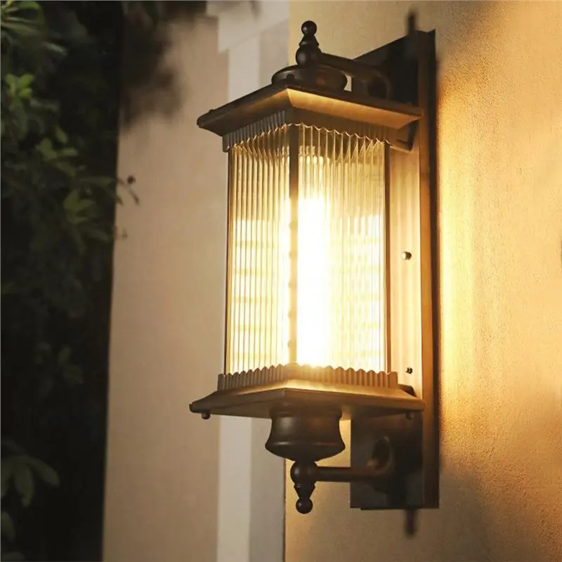 Nordic Style Outdoor Wall Lamp Minimalist Decor Lighting Fixture For Courtyard Balcony Doorway Corridor Aisle Luminaire