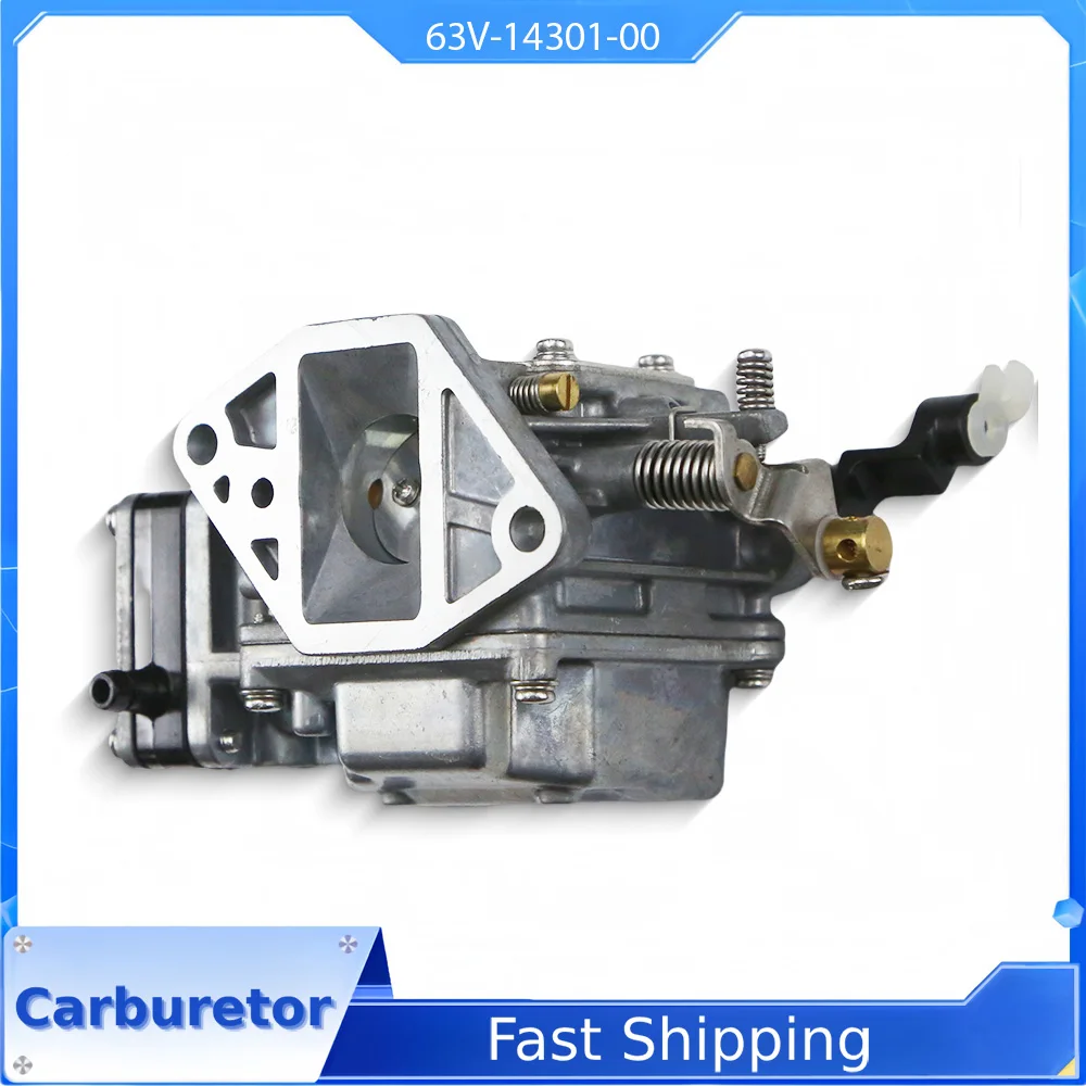 63V-14301-00 Carburetor For Yamaha Outboard Motor 2 Stroke 9.9hp 15hp 63V-14301 63V-14301-10 63V14301 Boat Engine Carb