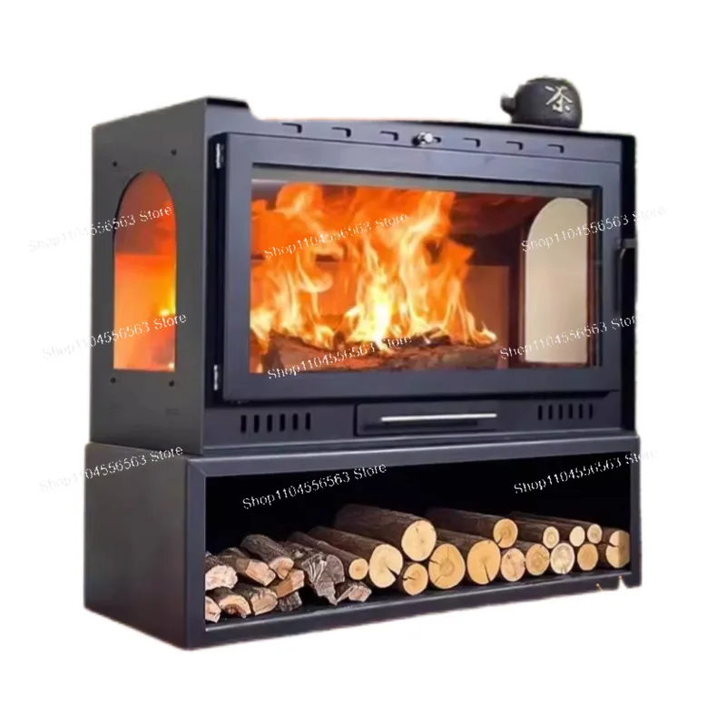 مدفأة حرق الخشب - تسخين لهب أصلي لديكور المنزل والمقصورة #1