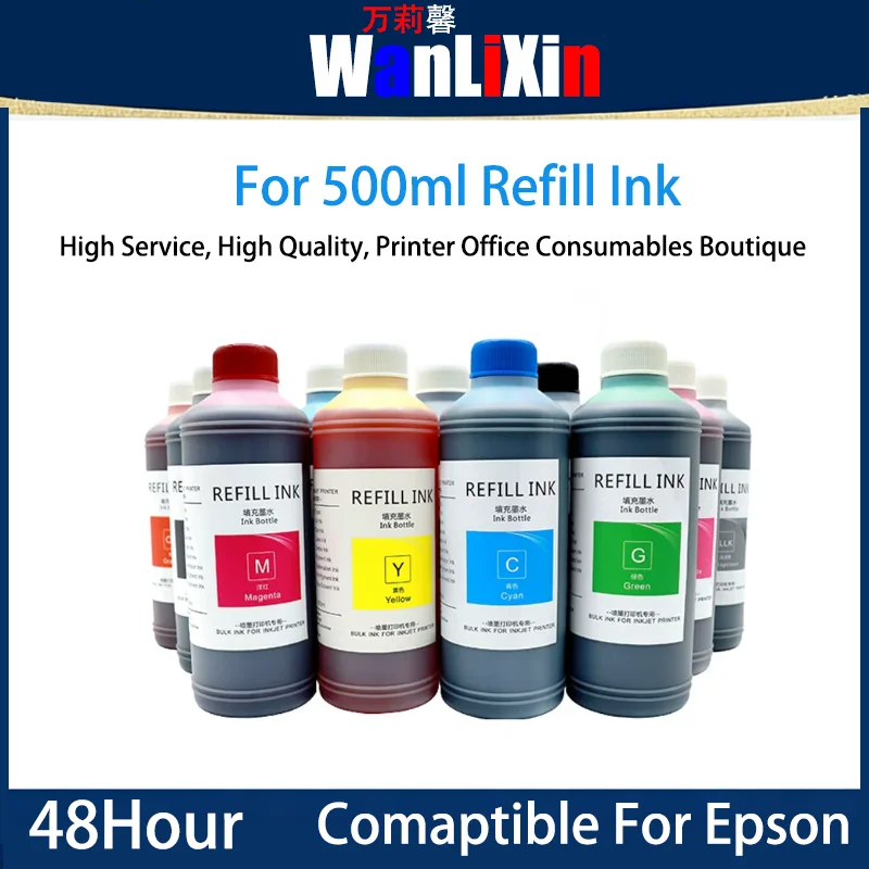 

BIG500ml Refill Ink Compatible For Epson 9910 7910 9880 7880 4800 Printer Hot sale