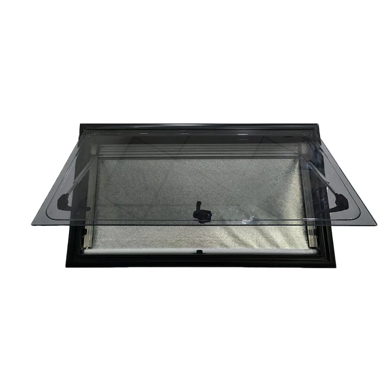 

1000x400mm Campervan Travel Trailer Motorhome Push Out Window With White Wide-edge Inner Frame For Camper Van Accessories