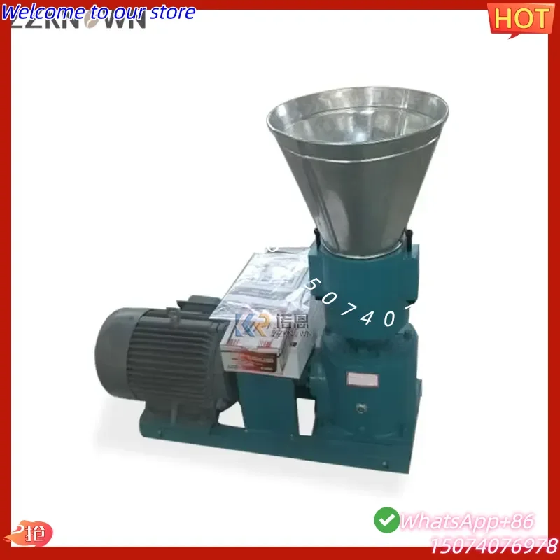 2026 60-120kg/h Small Farming Pellet Animal Poultry Feeds Making Machine Rabbit Chicken Duck Fish Feed Maker Processing