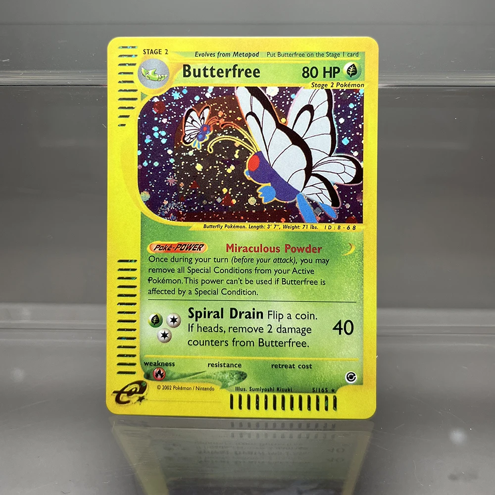 PKM 트레이딩 카드 E-카드 포일 플래시 카드 리자몽 알라카잠 피츄 비너사우르 게임 컬렉션 PTCG 프록시 카드 어린이 장난감 -  AliExpress