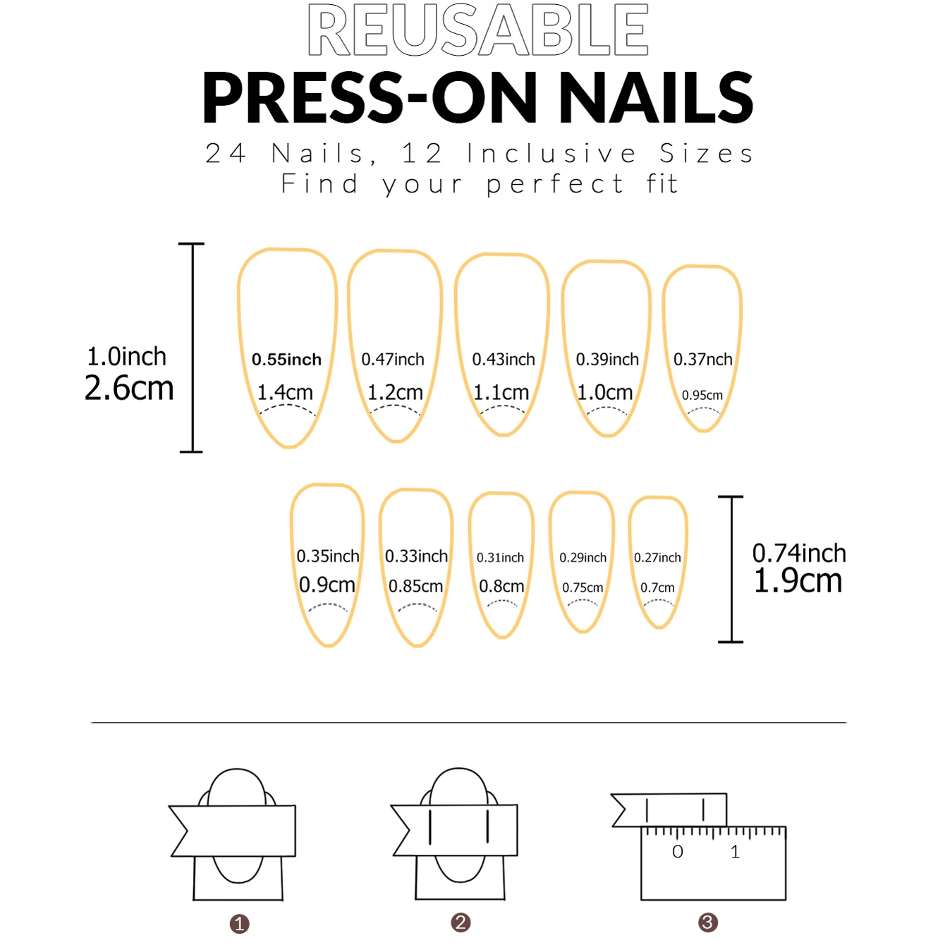 100Pcs Almond Press on Nails Medium Length Fake Nails Black Matte Almond False Nail Tips Artificial Fingernail Extend Fake Nails view 4