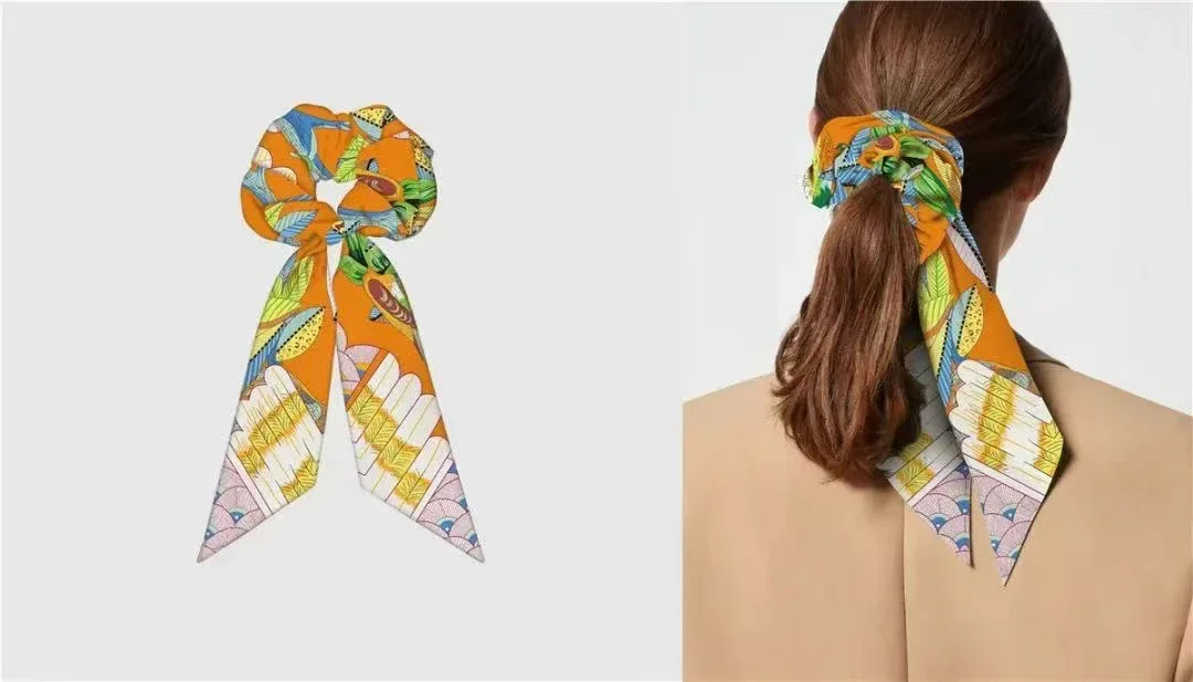 

LuxurySilk Scarf Silk Headband Accessories Women's Silk Silk Travel Accessories Can Be Worn in A Variety of Ways Must-have Gifts