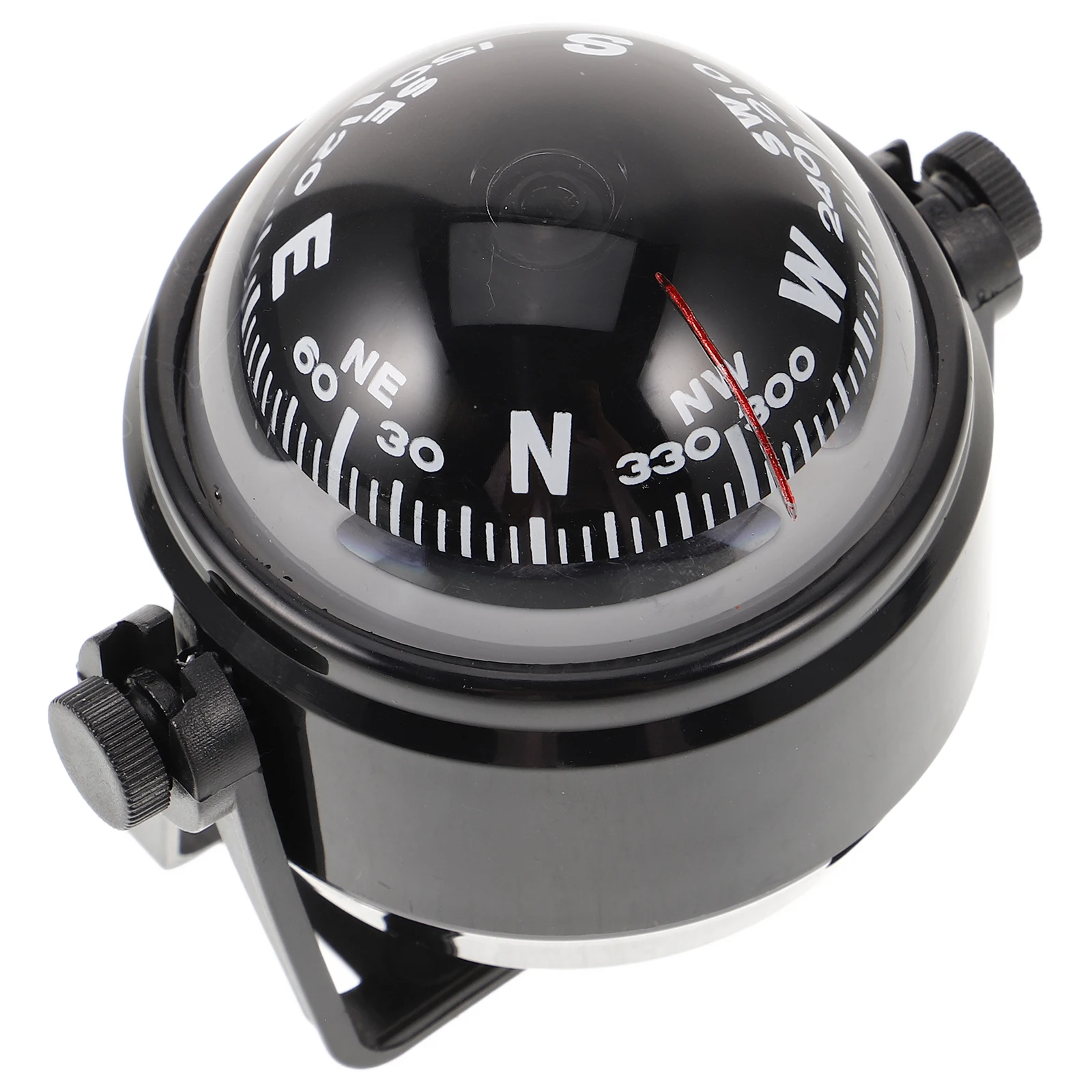 

Car Boat Compass Black Ball Dashboard Mount Marine Tool Multifunctional Compact Reliable Off Road ATV Use Camping Hiking